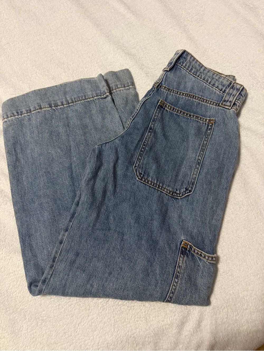 wild fable Light Blue Wide-Leg Jeans